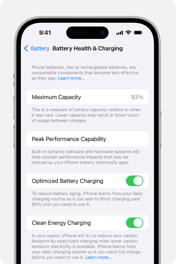 battery health